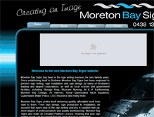 Tablet Screenshot of moretonbaysigns.com.au
